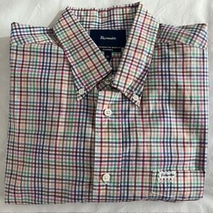 Faconnable - Men's Plaid Dress Shirt XL
